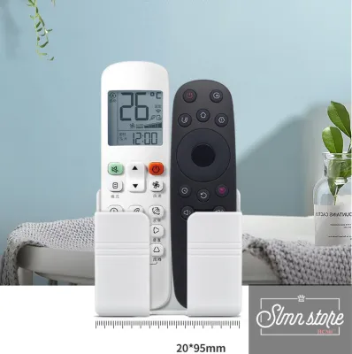 Giá đỡ dán tường treo remote máy lạnh đa năng kệ treo sạc điện thoại đầu dây điện tiện lợi giúp không gian gọn gàng.
