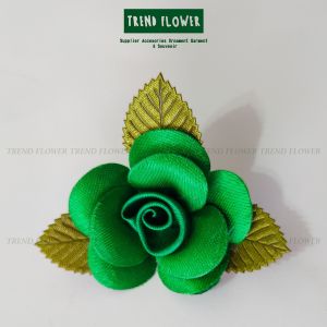 Bunga Anemone Green Daun Tiga Mewah Cantik Aksesoris Hiasan Souvenir Hampers