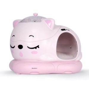 【WooHuloo】Smart Cat Litter Box | 10L Storage Bin | 24 Electronic Sensors | Smart Apps Control