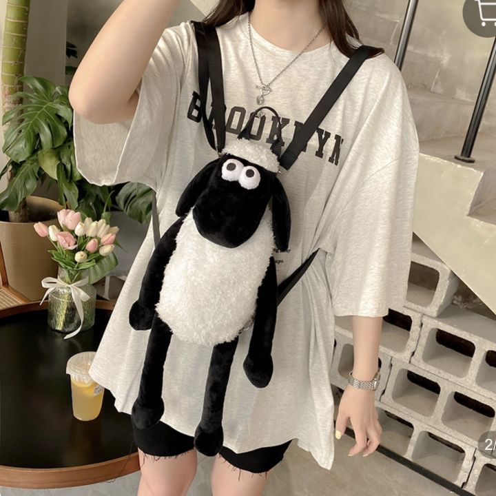 Balo Gấu Bông Hình Con Cừu Hoạt Hình Đáng Yêu - Túi Đeo Con Cừu Xinh ...