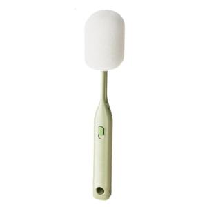 Tay cầm dài duals đầu cọ nồi xốp cho làm sạch sâu ly chai và sản phẩm em bé loại bỏ vết bẩn Cleaner