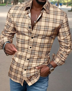 Anime Parrot 3D Print Mens Holiday Long Sleeve Lapel Button-Down Shirt Spring and Autumn 2026 Large Size S-6XL Soft Fabric