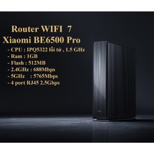 Bộ phát Wifi Router Xiaomi BE6500 Pro AIoT - Wifi 7 - wifi mesh - 600 thiết bị chịu tải cao