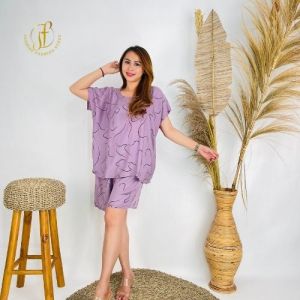 Setelan Pendek Cacing XXL Bahan Rayon Premium Untuk Remaja dan Dewasa Termurah Dan Kekinian
