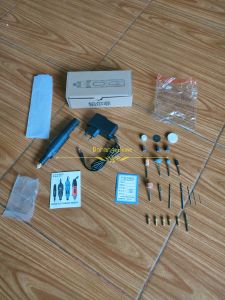 18000 rpm+25pcs / alat pena bor mini alat ukir mata lengkap 12v