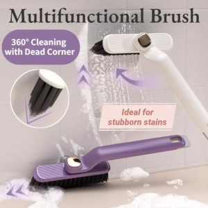 2-in-1 Multifunctional Cleaning Brush Rotary Cleaning Brush Tile No Dead End Floor Seam Brush Wall Brush