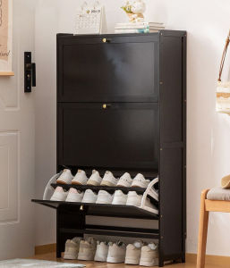 🔥Ready Stock🔥Shoe cabinet/shoe rack/multi-layer multifunctional large capacity dust-proof simple new shoe cabinet