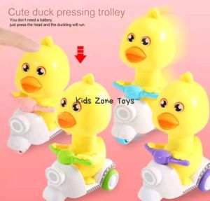 Mainan Edukasi Anak Bebek / Happy Duck / Happy Scooter Tekan Dan Jalan