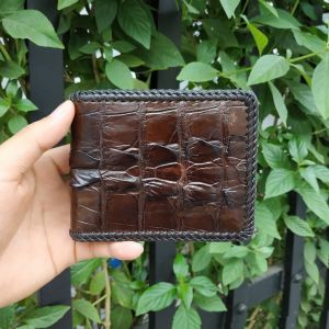 Ví Nam Da Cá Sấu 2 Mặt. [VÂY ĐUÔI CÁ SẤU LỚN RẤT ĐẸP - SIÊU BỀN]