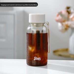 BINCOO Cold Brew Bottle with Filter Tritan Coffee Cup Tea for Outdoors and Sports 500ML
