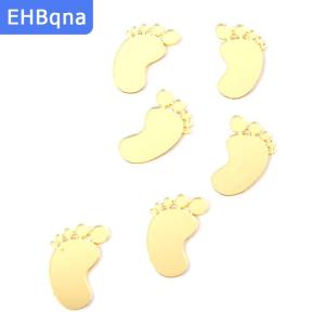 [COD] EHBqna SPORTS 6ชิ้นที่วางเค้กอะคริลิคสำหรับงานรับขวัญทารกเท้า1st ปาร์ตี้วันเกิดเด็กชายและเด็กหญิง