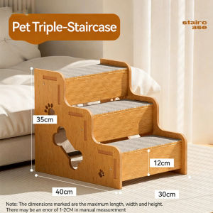Pet Stairs Dog Ramp Non Slip Steps Foam Ladder Bed Sofa Indoor Senior Puppy