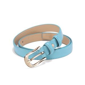 2.3cm X 105cm Candy colored Women Belt Decorative Two layer Cowhide Leather Rhinestone Korean Version Student Pants Wholesale