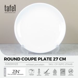 ZEN Piring Round Coupe Plate HORECA 27 cm