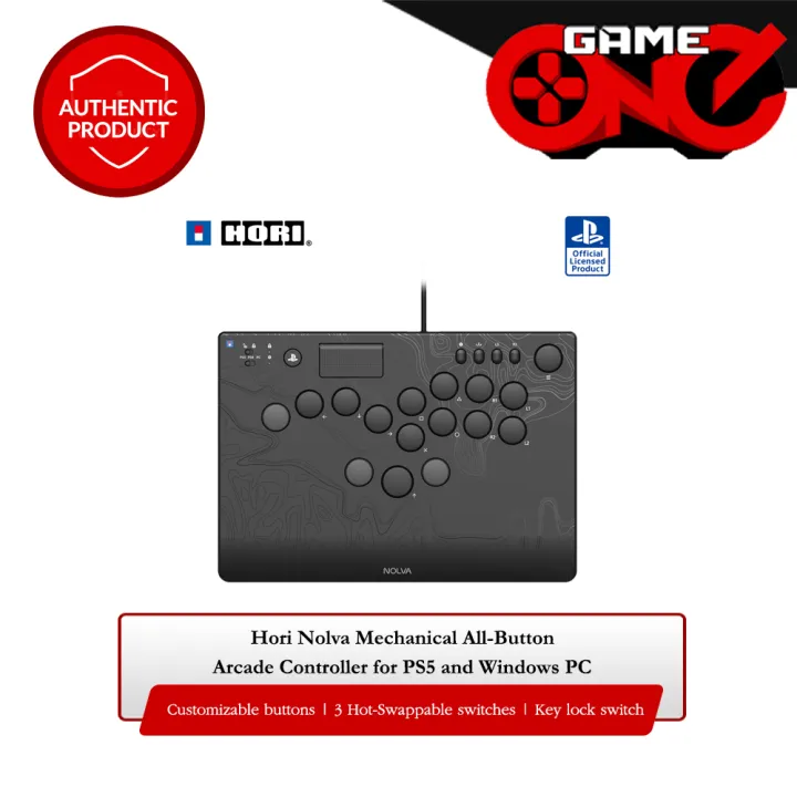 Hori Nolva Mechanical All-Button Arcade Controller for PS5