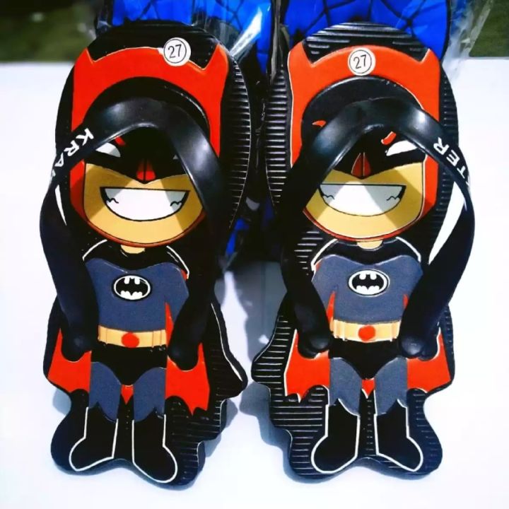 MH-24 SANDAL ANAK KARAKTER BATMAN SIZE 21/30 sandal anak laki