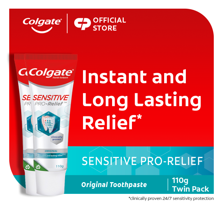 Colgate Sensitive Pro-Relief Toothpaste 110g x2 | Lazada PH