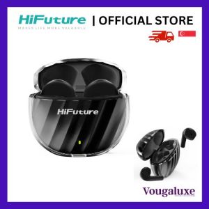 HiFuture FlyBuds3 Black ENC Enabled Bluetooth 5.3 IPX5 Touch Control 6+24hours Play time Type C 13MM Driver