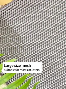 Cat Litter Mat EVA Double-Layer Waterproof and Anti Slip Litter Box Mat Pet Cleaning Supplies Mat