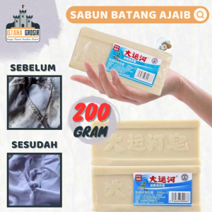 (PAKET 2 PCS) - ORIGINAL Sabun Cuci Ajaib Batang Viral Penghilang Noda / Bar Soap Magic / Sabun Cuci Baju Pakaian Pembersih Kotoran Serbaguna