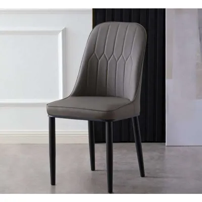 Dining Chair Leather Chair Flannel Living Room Home Dining Chair Modern Hotel Chair（available in Multiple Colors）