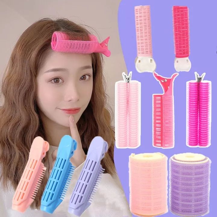 Bangs Fixed Hair Clip Curls Tube Fluffy Hair Hairstyle Clip | Lazada PH