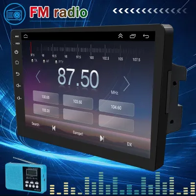Radio Mobil 2 Din Pemutar Video Multimedia Navigasi GPS 7/9 Inci Stereo Head Unit untuk Nissan Kia Honda Toyota