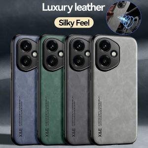 Leather Funda For Honor 400 5G Car Magnetic Holder Phone Cover For Honor400 5G Shockproof Protection Coque