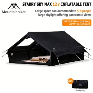 MOUNTAINHIKER Khemah perkhemahan Outdoor camping Castle Tent inflatable tent family tent luxury large 12square meters round camping 8-12 people waterproof sunscreen