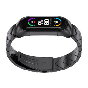 Strap for Xiaomi Mi Band 7 6 5 4 3 Metal Wrist Bracelet Mi Band 6 Strap Stainless Steel Wristbands Mi Band 5 Correa NFC Global