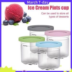 March ถ้วยไอศกรีมใช้ซ้ำได้ถ้วยไอศกรีมสำหรับทำไอศครีมนินจาครีมใช้ซ้ำได้