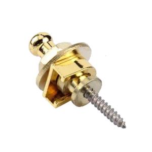 ชุดล็อคสายคล้องกีต้าร์ระบบรักษาความปลอดภัยปุ่มปรับสายกีต้าร์โลหะแบบทำงานหนักรัดสายรัดปลดเร็วระบบยึดสายรัด