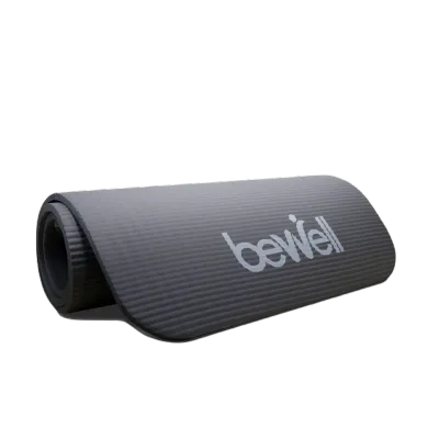 Bewell เสื่อโยคะ หนาพิเศษ 10 mm. พร้อมถุงตาข่ายเก็บเสื่อ ฟรี! โปสเตอร์ฝึกโยคะเบื้องต้น