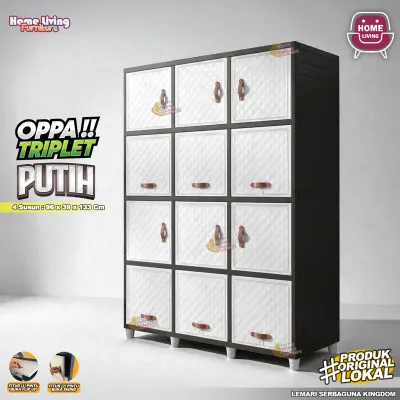 Lemari Pakaian Gantung dengan Laci Lemari Cermin Lemari Pakaian Plastik Serbaguna Tabitha Moritz