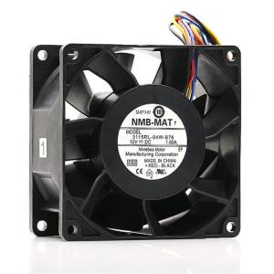 8038 Fan For NMB 3115RL-04W-B76 80x80x38mm 12V 1.6A PWM 6500RPM 91CFM High-Speed Fan