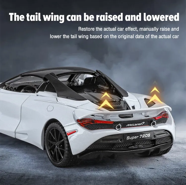 Modèle Réduit McLaren 720S Coupé 1:32 - Avec Lumières Et Détails, Neuf En Boîte