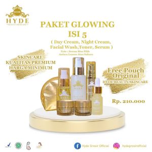 HYDE BEAUTY SKINCARE ORIGINAL PERAWATAN WAJAH AMAN BPOM PAKET GLOWING HYDE