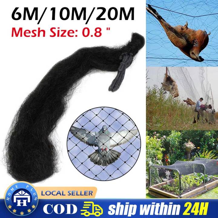 Local Delivery】 Nylon Anti Bird Catcher Mesh Net Netting for Crops Fruit  Tree Plant Flower Square Mesh Protect Garden Pest Control Products Bird  Preventing Traps LZC-Anti-Bird-Net