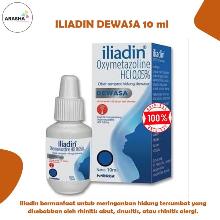 ILIADIN SPRAY DEWASA 0.05% 10 ml - Solusi Hidung Tersumbat