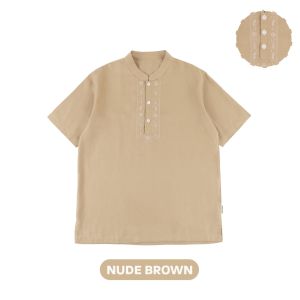 Mooi x Nussa Koko Basic Adult Atasan Pria Kemeja Pria Raya Collection