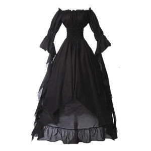 Plus saiz Vintage Victorian zaman pertengahan pakaian Renaissance Gothic Lolita pakaian wanita Cosplay Halloween kostum Prom puteri gaun