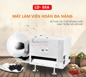 Máy làm viên hoàn mềm viên trân châu viên tinh nghệ mật ong LD-88A cỡ viên 4-6-8-10-12mm