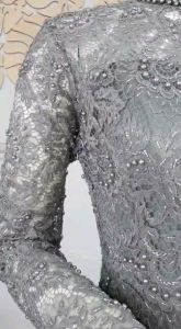 Atasan Kebaya Pesta Brokat & Full Payet Longtorso