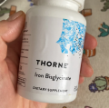 ธาตุเหล็ก Iron Bisglycinate 25 mg 60 Capsules (Thorne Research®). 