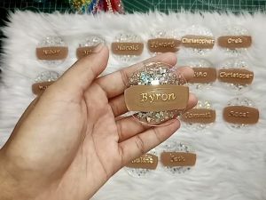 Personalized Acrylic Keychain| Circle shape