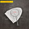 Hong Kong bag, steel ring bag filter, silk stocking milk shop tool, hand washed tea filter Coffee Machine Parts & Accessories. 