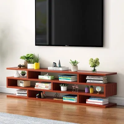 Tv Console Cabinet High TV Rack Cabinet TV Display Cabinet Tv Console Cabinet With Storage Storage Rack Floor-Standing Household Narrow Space-Saving 电视柜