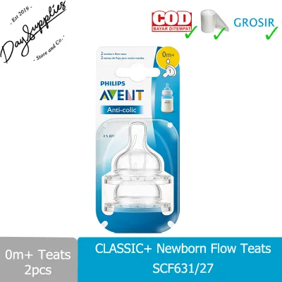 Philips AVENT SCF631/27 Classic+ Newborn Flow Teats 0M+ (2 Pcs) DOT BAYI CLASSIC+