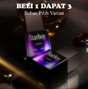 Promo Beli 1 Dapat 3 Parfume by Jayrosse Starboy - 30ml Parfume Pemikat Eau De Parfume Parfum Pria Tahan Lama