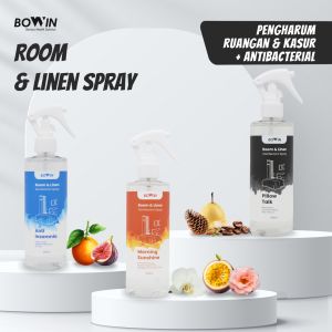 Bowin Pengharum Ruangan Room & Linen Spray & Kasur + Antibacterial